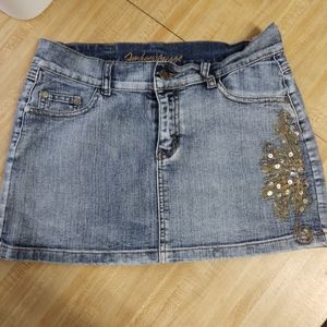Blue jean skirt